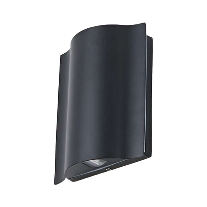 Modern Up-Down Wall Light | Wavy Aluminum Design with High-Brightness LED | Outdoor Sconce for Dynamic Illumination 8