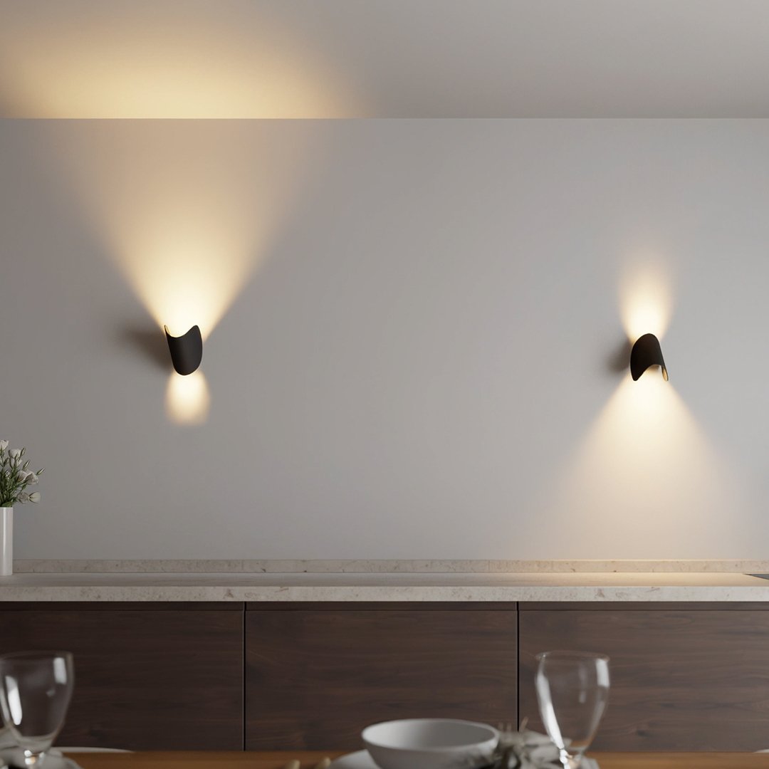 Modern Wall Sconce Lighting | Adjustable Up & Down Light with Dual Color Options | Stylish Fixture for Ambient Illumination 9