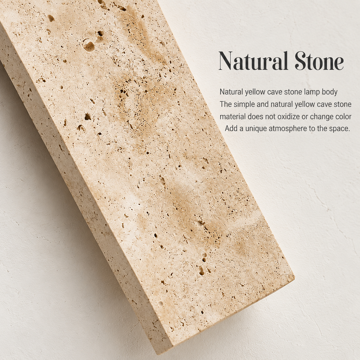 Natural Stone | Outdoor Wall Sconce Lighting with Waterproof Design | Elegant Illumination for Sophisticated Spaces 6