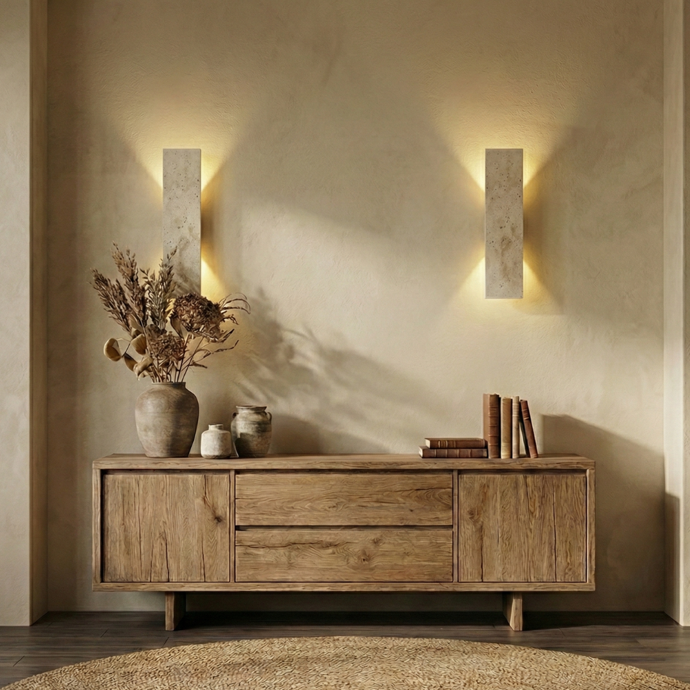 Natural Stone | Outdoor Wall Sconce Lighting with Waterproof Design | Elegant Illumination for Sophisticated Spaces 5