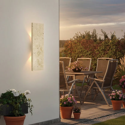 Natural Stone | Outdoor Wall Sconce Lighting with Waterproof Design | Elegant Illumination for Sophisticated Spaces 8