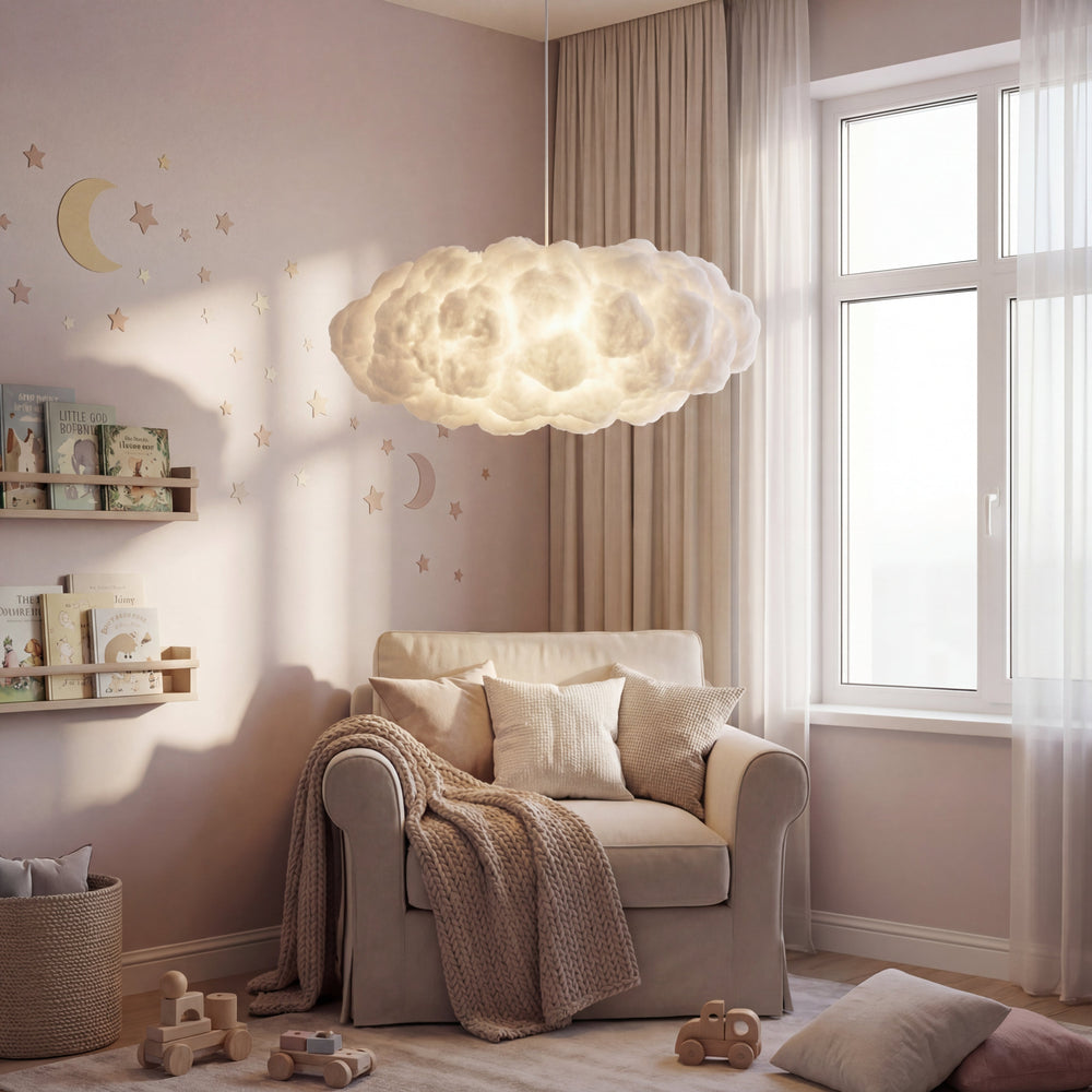 NimbusGlow | Serene Soft Cloud Pendant Light Fixture for Modern Spaces 5