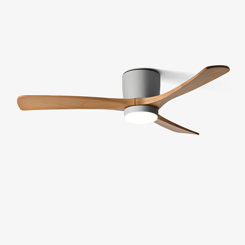 Nordic Collection | Flush Mount Ceiling Fan Light with Adjustable Brightness | Elegant Design for Modern Home Ambiance 1