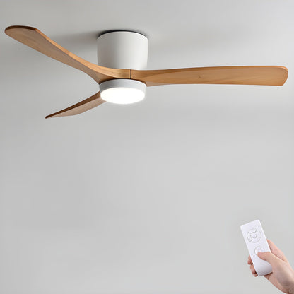 Nordic Collection | Flush Mount Ceiling Fan Light with Adjustable Brightness | Elegant Design for Modern Home Ambiance 10