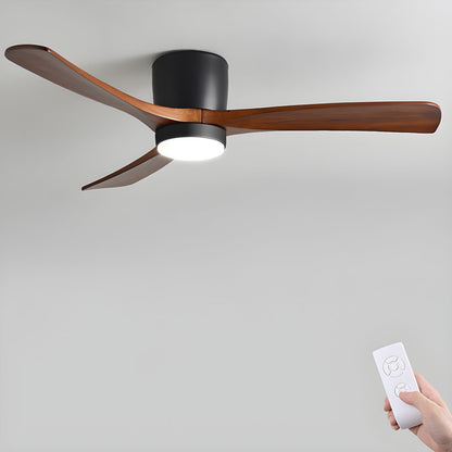 Nordic Collection | Flush Mount Ceiling Fan Light with Adjustable Brightness | Elegant Design for Modern Home Ambiance 9
