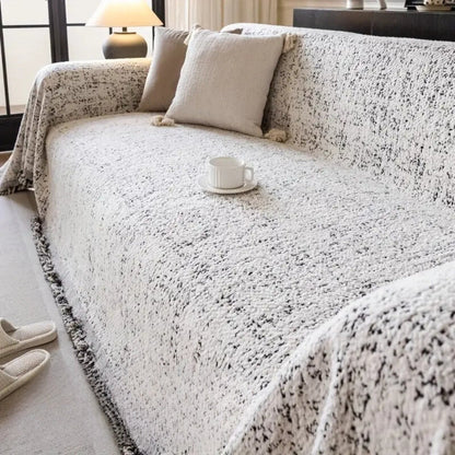 Nordic Speckle | Reversible Couch Cover with Soft Texture | Pet-Friendly Design for Cozy Living Spaces 0