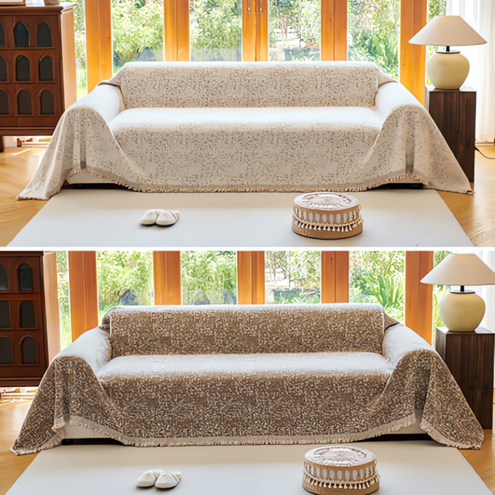 Nordic Speckle | Reversible Couch Cover with Soft Texture | Pet-Friendly Design for Cozy Living Spaces 3