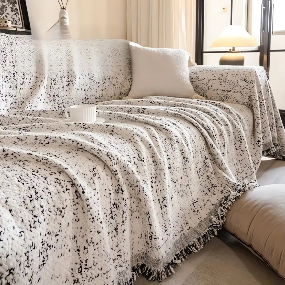 Nordic Speckle | Reversible Couch Cover with Soft Texture | Pet-Friendly Design for Cozy Living Spaces 8