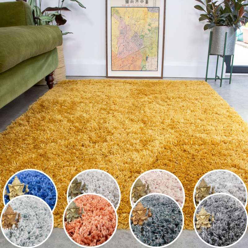 Nore Collection | Shaggy Area Rug with High Pile for Ultimate Comfort | Soft and Cozy Living Room Decor 1