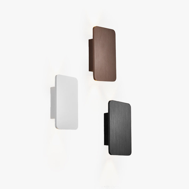 Nova | Wall Lamp with Rectangular Design & Warm Light | Modern Sconce Lighting for Elegant Bedrooms and Living Rooms 1