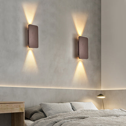 Nova | Wall Lamp with Rectangular Design & Warm Light | Modern Sconce Lighting for Elegant Bedrooms and Living Rooms 8