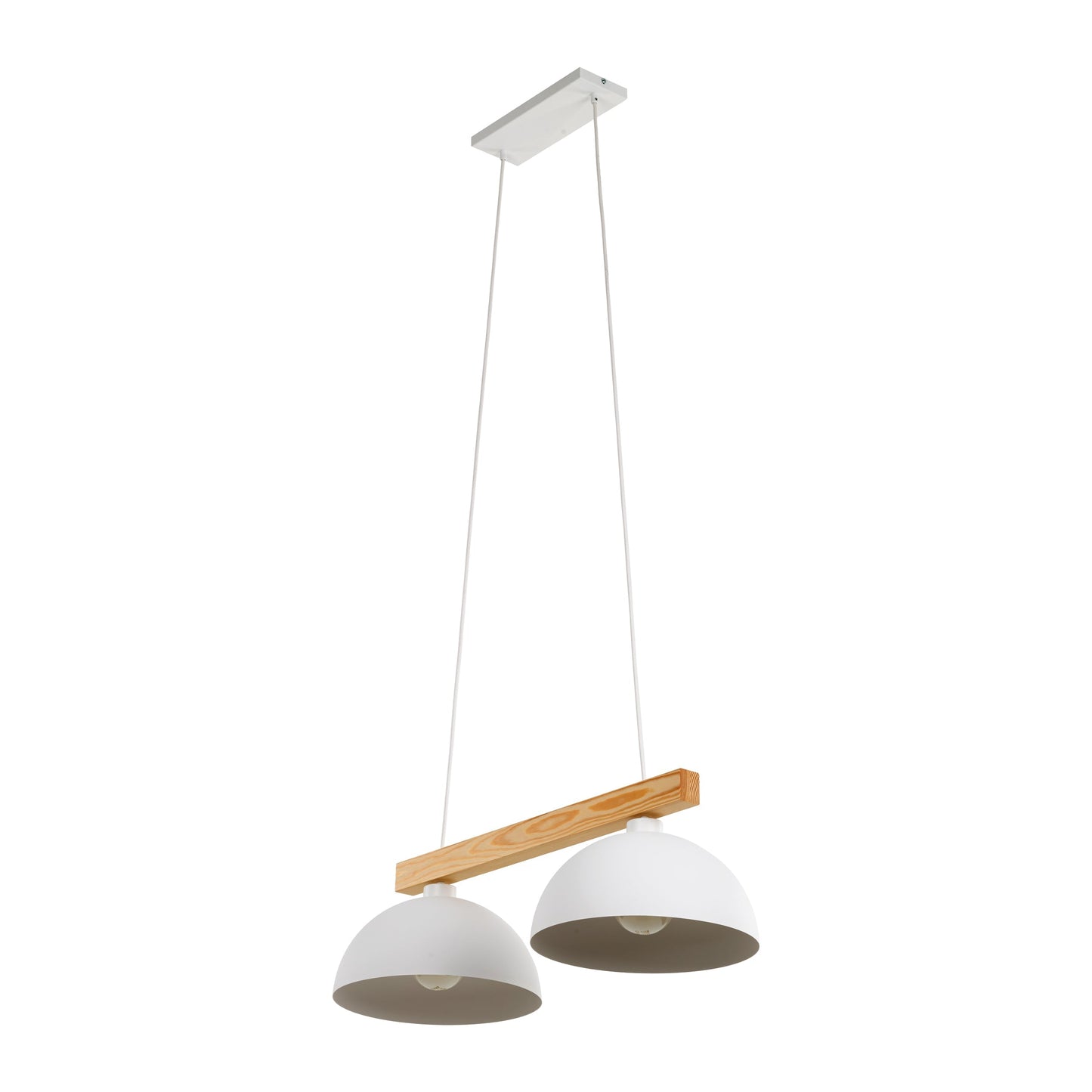 OSLO | Scandinavian Pendant Light with Natural Wood Accent | Adjustable Height for Focused Downward Illumination 1