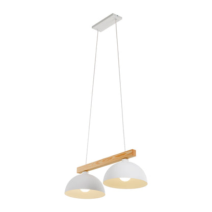 OSLO | Scandinavian Pendant Light with Natural Wood Accent | Adjustable Height for Focused Downward Illumination 3