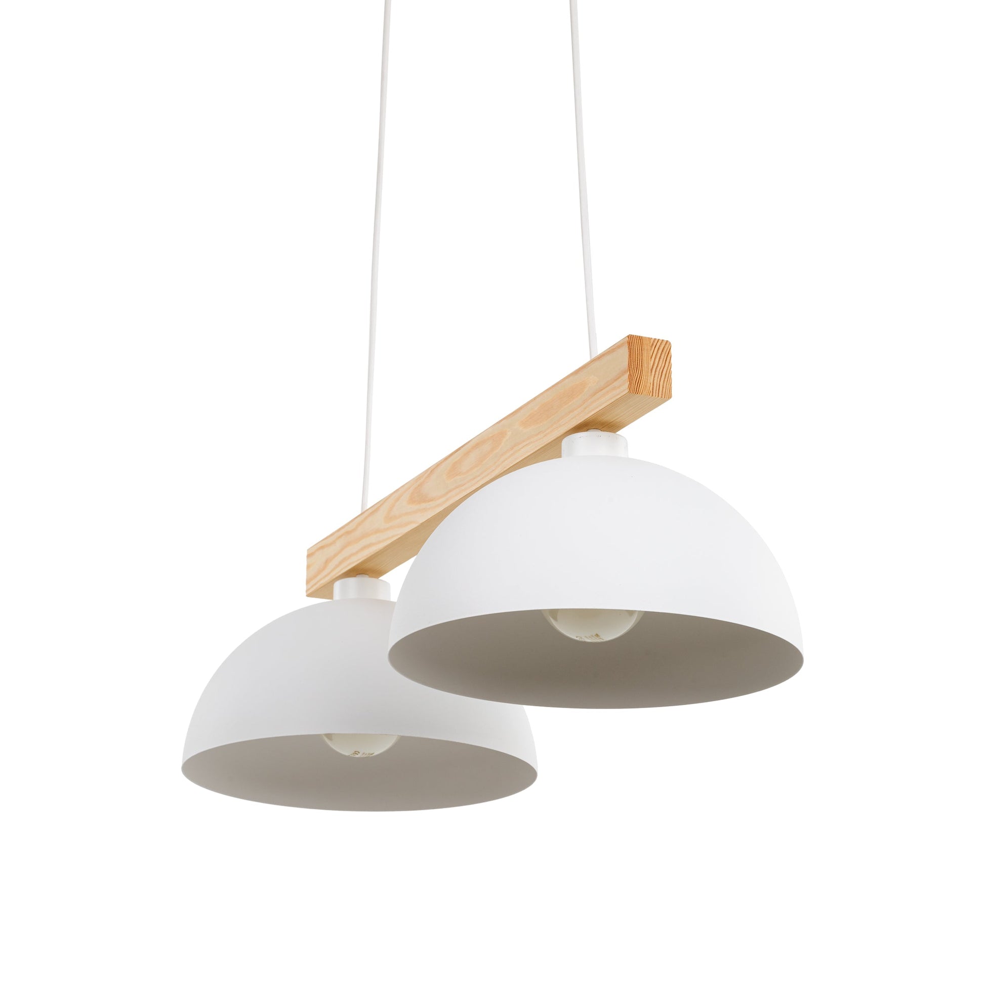 OSLO | Scandinavian Pendant Light with Natural Wood Accent | Adjustable Height for Focused Downward Illumination 6