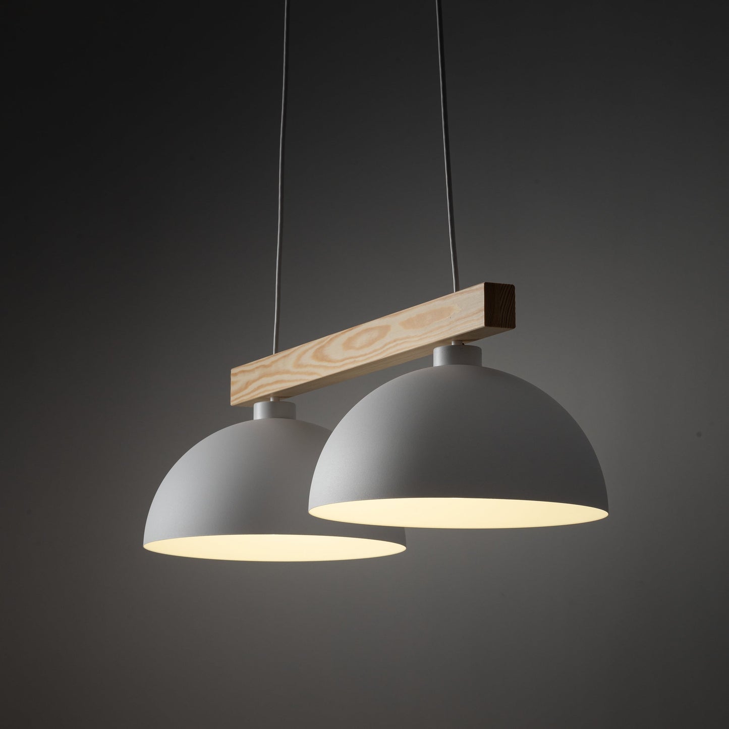 OSLO | Scandinavian Pendant Light with Natural Wood Accent | Adjustable Height for Focused Downward Illumination 7