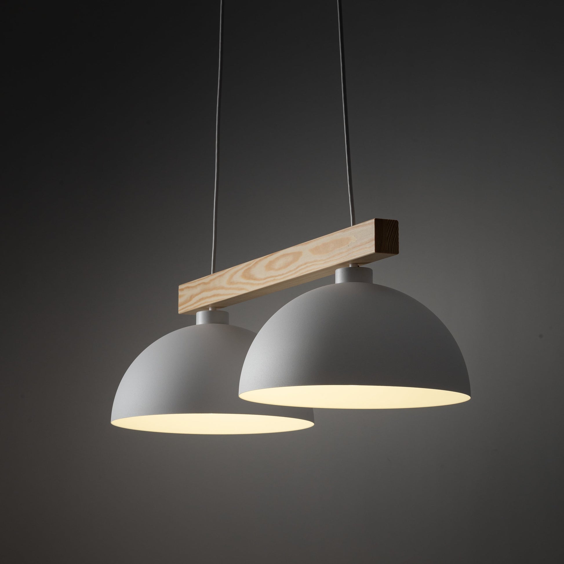 OSLO | Scandinavian Pendant Light with Natural Wood Accent | Adjustable Height for Focused Downward Illumination 7