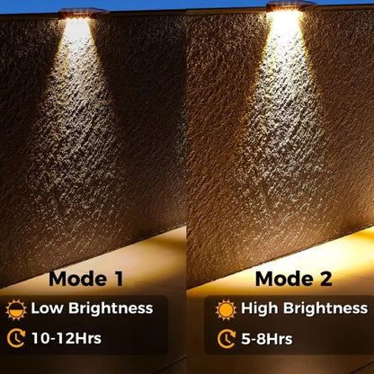 Outdoor Solar Wall Lights | Solar Powered Wall Lantern with 150 Lumen Brightness | Waterproof Design for Yard Safety 3