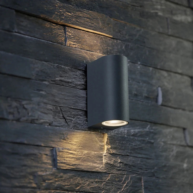 Outdoor Wall Lantern | Waterproof LED Design with Energy-Efficient 6W Light | Stylish Black Exterior Wall Light for Gardens and Porches 3