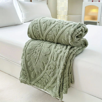 Paris Weave | Fleece Blanket with Soft Microfiber Blend | Cozy Layer for Home Decor 0