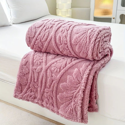 Paris Weave | Fleece Blanket with Soft Microfiber Blend | Cozy Layer for Home Decor 11