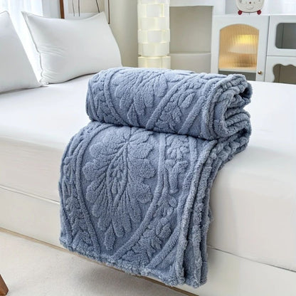 Paris Weave | Fleece Blanket with Soft Microfiber Blend | Cozy Layer for Home Decor 6