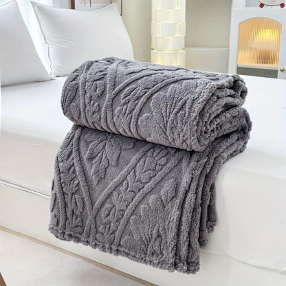 Paris Weave | Fleece Blanket with Soft Microfiber Blend | Cozy Layer for Home Decor 7