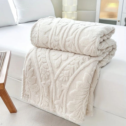 Paris Weave | Fleece Blanket with Soft Microfiber Blend | Cozy Layer for Home Decor 9