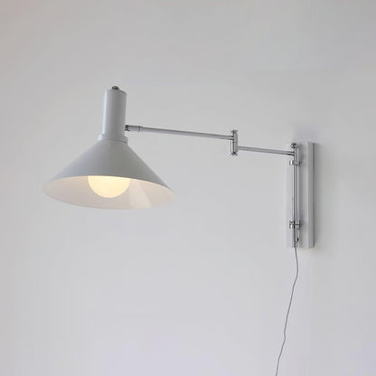 Peak Collection | Wall Lamp with 360-Degree Swivel & Adjustable Arm | Versatile Plug-In Lighting for Home Decor 0