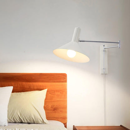 Peak Collection | Wall Lamp with 360-Degree Swivel & Adjustable Arm | Versatile Plug-In Lighting for Home Decor 3