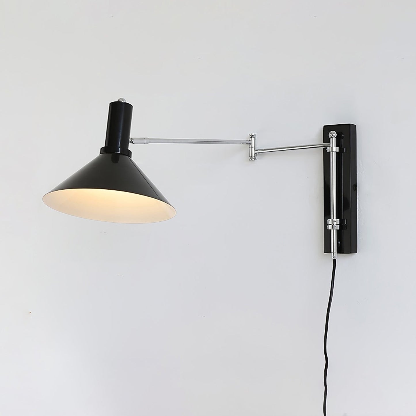 Peak Collection | Wall Lamp with 360-Degree Swivel & Adjustable Arm | Versatile Plug-In Lighting for Home Decor 9