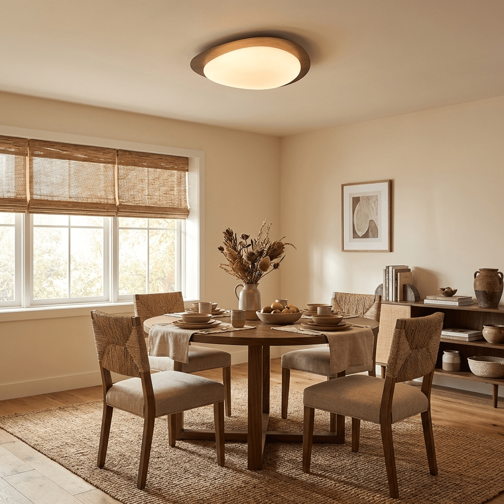 Pebble Collection | Flush Mount Ceiling Light with Adjustable Brightness | Elegant Design for Stylish Interiors 6