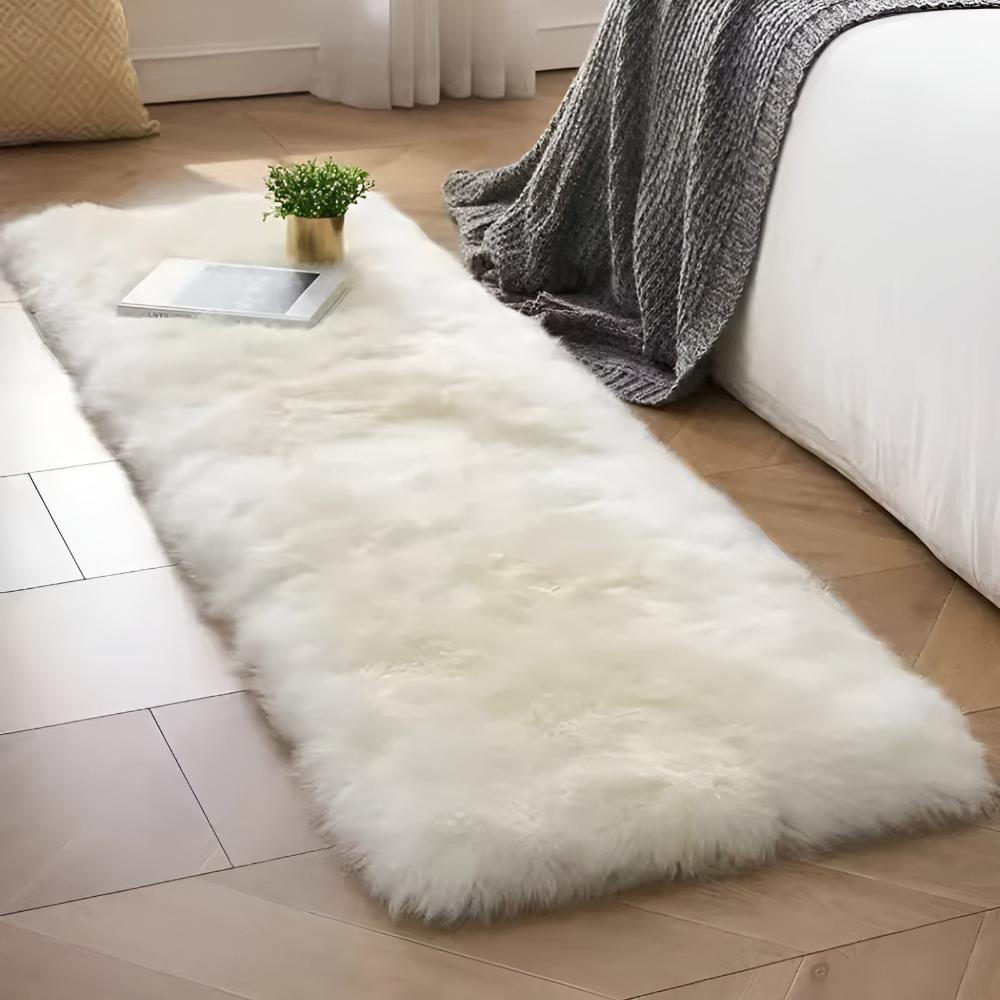 Plush Couch Cover | Faux Fur Fabric with Anti-Slip Design | Durable Protector for Pets and Kids 3