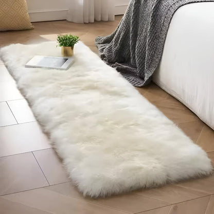 Plush Couch Cover | Faux Fur Fabric with Anti-Slip Design | Durable Protector for Pets and Kids 3