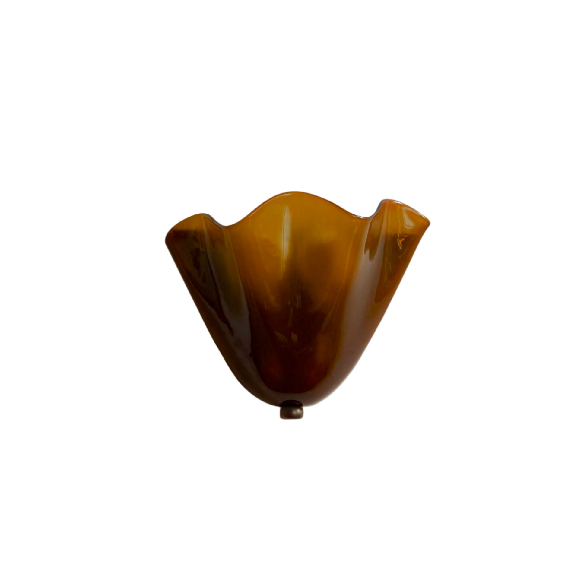Retro Stained Glass Wall Sconce Lighting with Unique Skirt Shell Design | Ambient Wall Lamp for Cozy Home Illumination 5