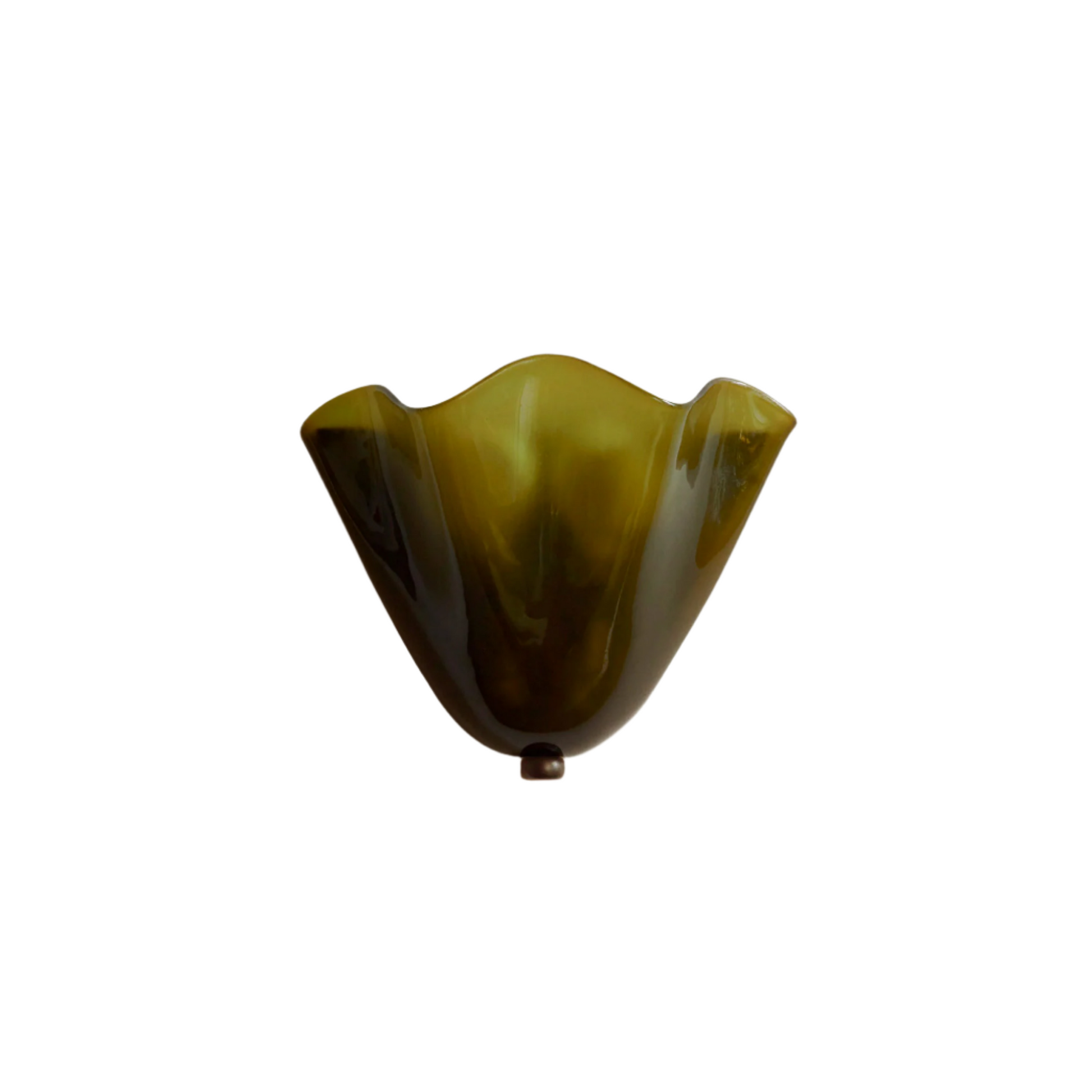 Retro Stained Glass Wall Sconce Lighting with Unique Skirt Shell Design | Ambient Wall Lamp for Cozy Home Illumination 7