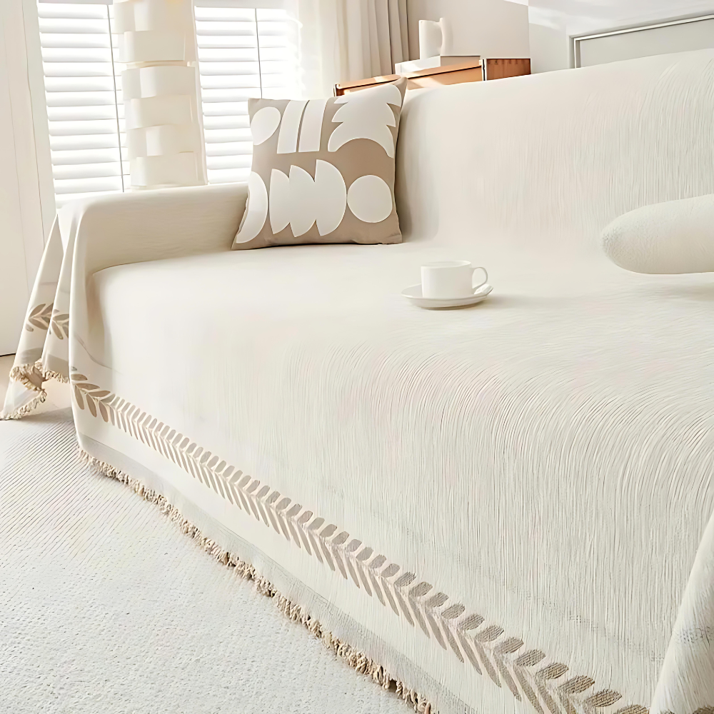 Rustic Charm | Couch Cover with Pet-Friendly Fabric & Stain Resistance | Perfect Protector for Living Room and Bedroom 0