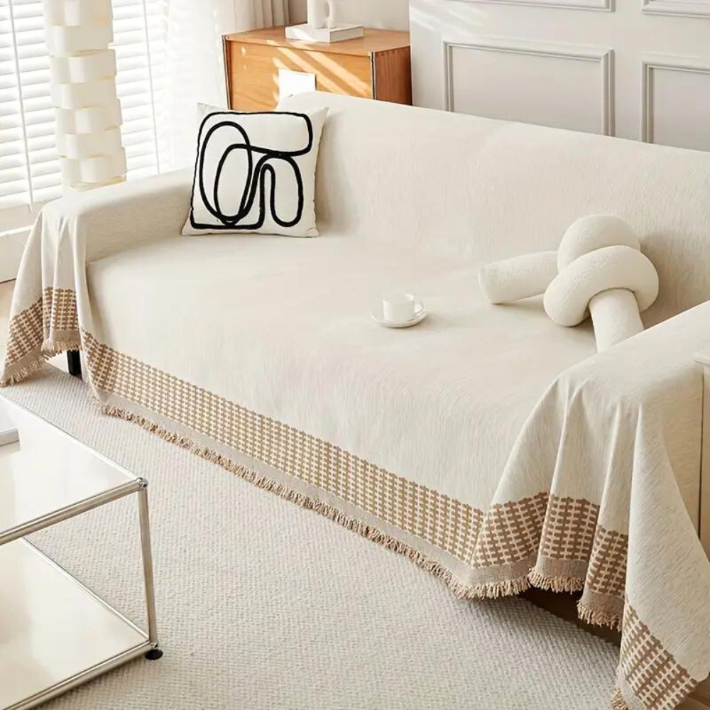 Rustic Charm | Couch Cover with Pet-Friendly Fabric & Stain Resistance | Perfect Protector for Living Room and Bedroom 1