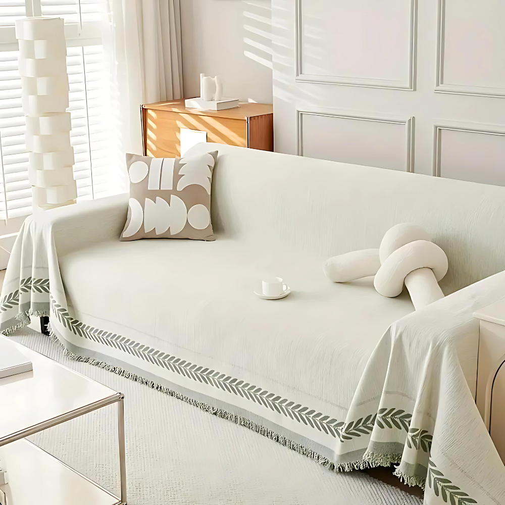 Rustic Charm | Couch Cover with Pet-Friendly Fabric & Stain Resistance | Perfect Protector for Living Room and Bedroom 2