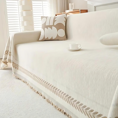 Rustic Charm | Couch Cover with Pet-Friendly Fabric & Stain Resistance | Stylish Decor for Living Room and Bedroom 0