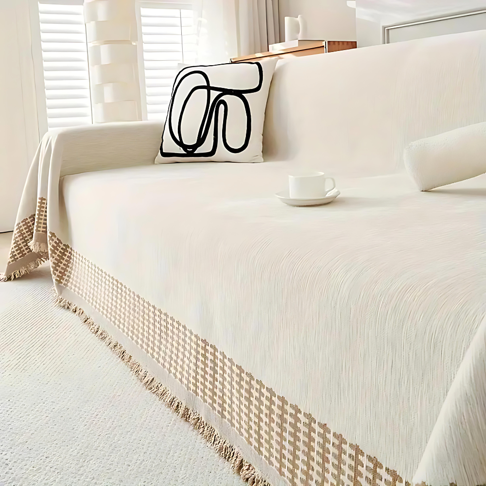 Rustic Charm | Couch Cover with Pet-Friendly Fabric & Stain Resistance | Stylish Decor for Living Room and Bedroom 3