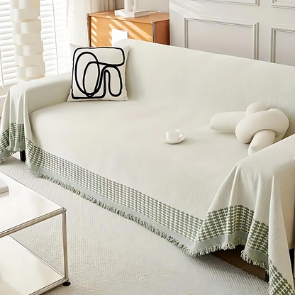 Rustic Charm | Couch Cover with Pet-Friendly Fabric & Stain Resistance | Stylish Decor for Living Room and Bedroom 4