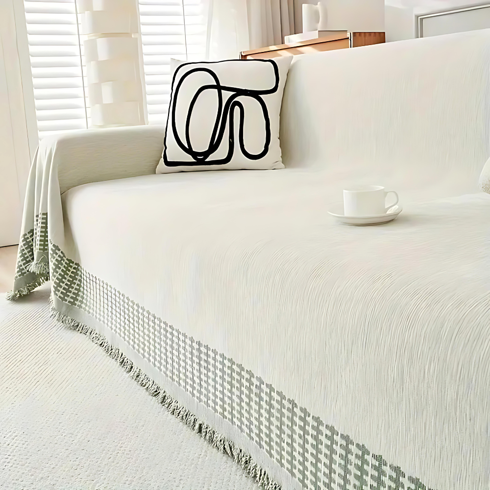 Rustic Charm | Couch Cover with Pet-Friendly Fabric & Stain Resistance | Stylish Decor for Living Room and Bedroom 5
