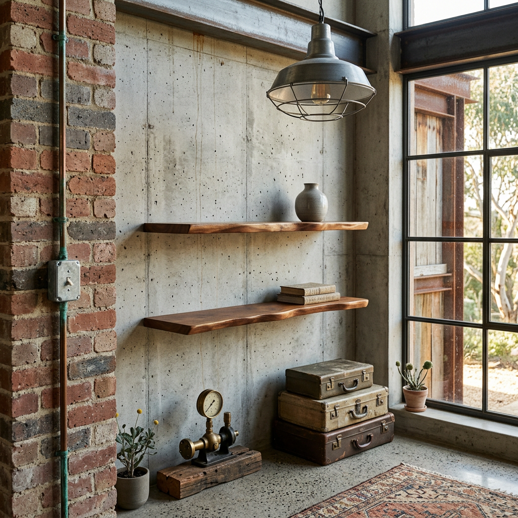 Rustic Hardwood | Floating Shelf with Live Edge Design | Unique Wall Decor for Natural Aesthetic 4