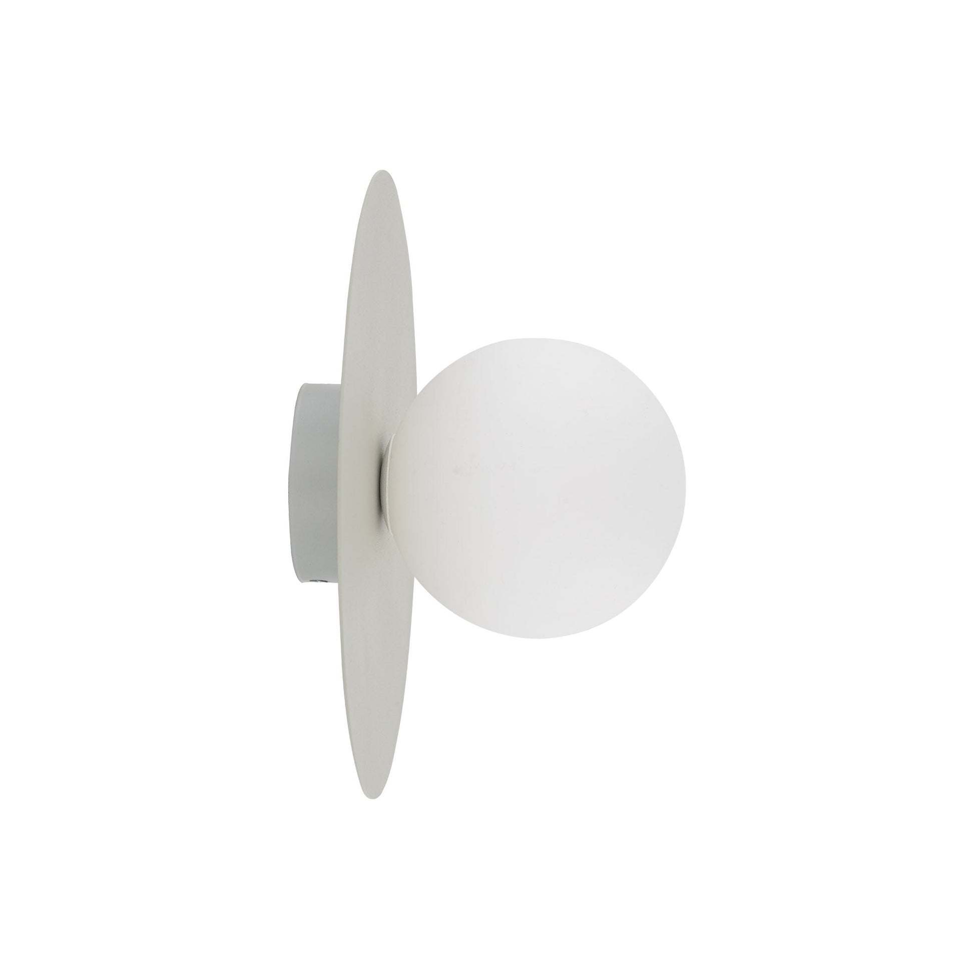 Scandinavian Minimalist Wall Sconce Light with Opal Glass Globe | Elegant Accent Wall Lights for Modern Interiors 1