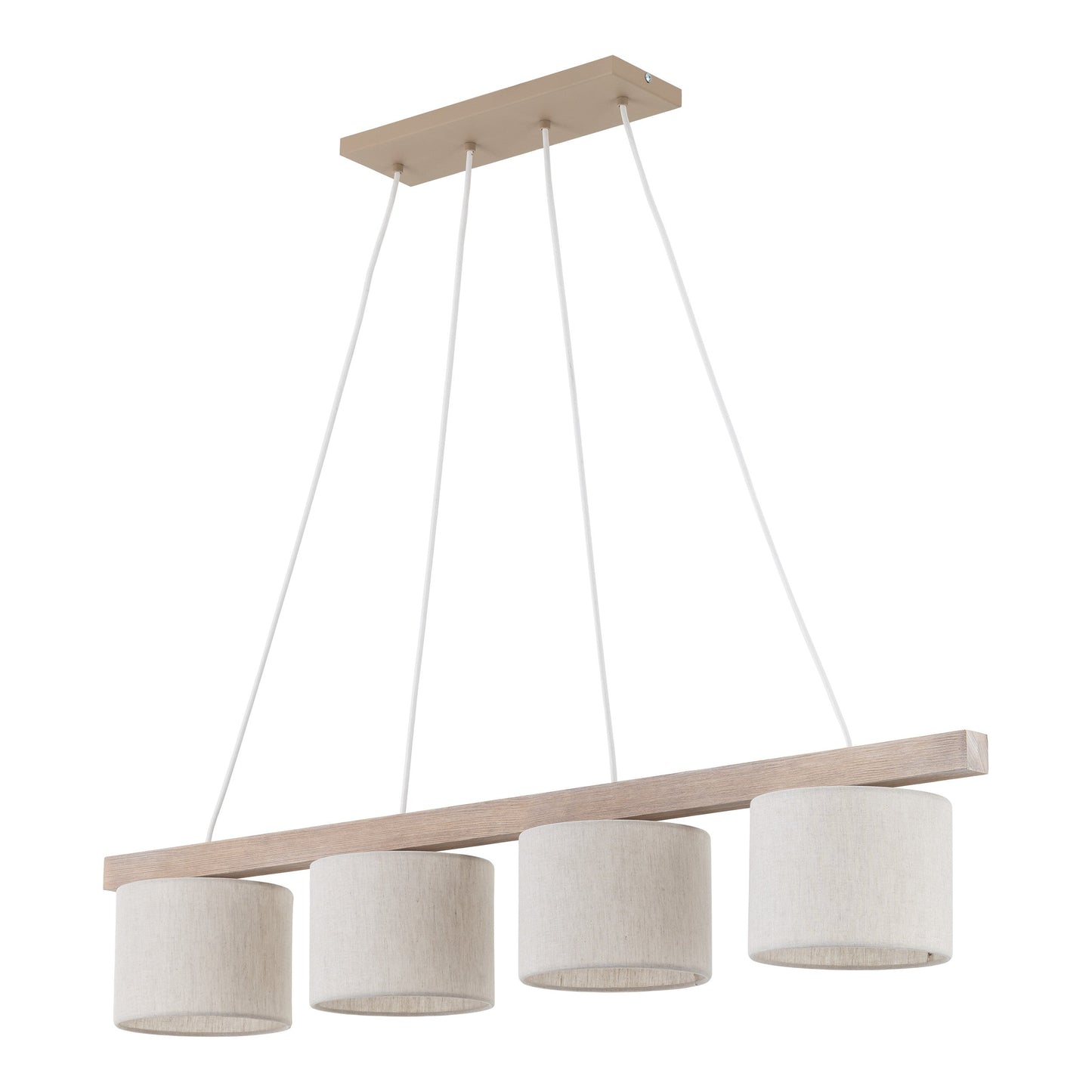 Scandinavian Pendant Light with Adjustable Height & Soft Linen Shades | Modern Kitchen Pendant Lighting for Cozy Ambiance 2
