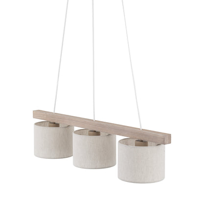 Scandinavian Pendant Light with Adjustable Height & Soft Linen Shades | Modern Kitchen Pendant Lighting for Cozy Ambiance 7