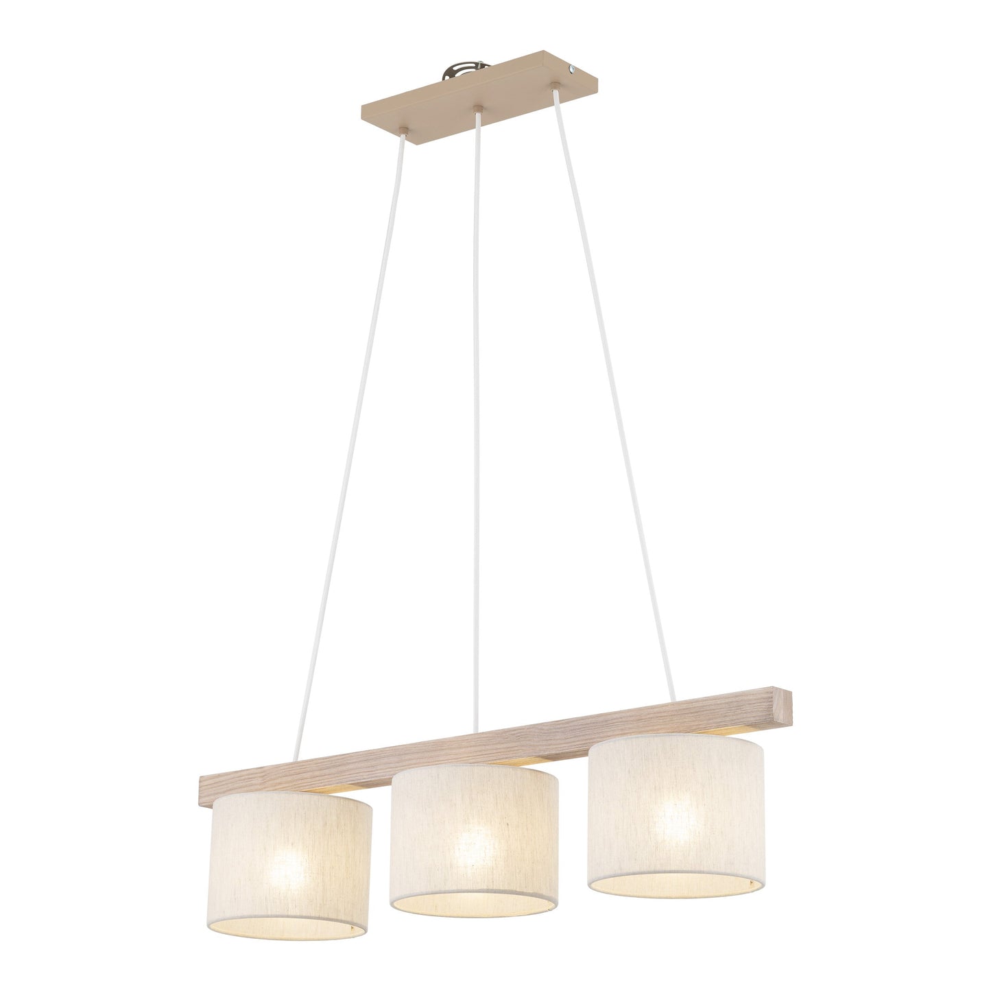 Scandinavian Pendant Light with Adjustable Height & Soft Linen Shades | Modern Kitchen Pendant Lighting for Cozy Ambiance 8