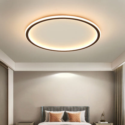 Scandinavian Round LED Ceiling Light | Integrated LED & Flush Mount Design for Modern Interiors 0