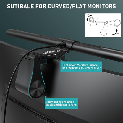ScreenLinear PRO+ | Monitor Light Bar with Auto-Dimming & Remote Control | Eye-Care Design for Comfortable Viewing 1