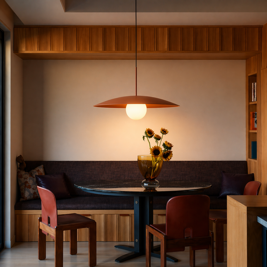 Sculptural | Glass Pendant Light with Adjustable Height & Soft Glow | Ideal Kitchen Pendant Lighting for Dining Tables 1
